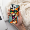 豹纹手机壳 - iPhone 15 Pro/Pro Max 个性防摔手机壳 | OKOMALL