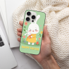 iPhone 15/Pro/Max Bunny Floral Phone Case - OKOMALL