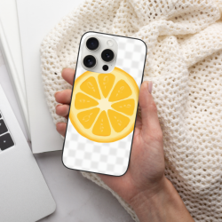 حافظة iPhone 15/Pro/Max برسومات برتقال مائية - okomall