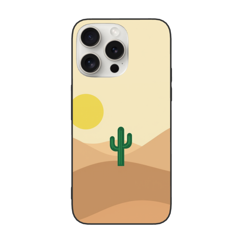 حافظة iPhone 15 Pro/Pro Max بنمط تلال الغروب - okomall