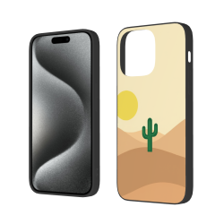 حافظة iPhone 15 Pro/Pro Max بنمط تلال الغروب - okomall