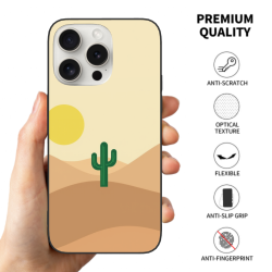 حافظة iPhone 15 Pro/Pro Max بنمط تلال الغروب - okomall
