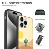 حافظة iPhone 15 Pro/Pro Max بنمط تلال الغروب - okomall