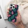 Funda para iPhone 15/Pro/Max "Secreto del Bosque" - Patrón de helechos esmeralda | okomall