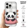 حافظة iPhone 15 Pro/Pro Max لطيفة على شكل باندا - OKOMALL