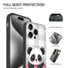 حافظة iPhone 15 Pro/Pro Max لطيفة على شكل باندا - OKOMALL