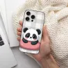 حافظة iPhone 15 Pro/Pro Max لطيفة على شكل باندا - OKOMALL
