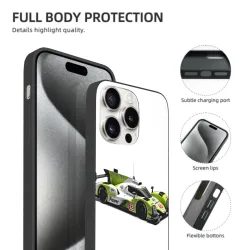 Custodia iPhone 15/15 Pro Max in stile cyberpunk - motivo futuristico meccanico