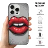 iPhone 15/Pro/Max 唇語魅惑手機殼 - okomall.com