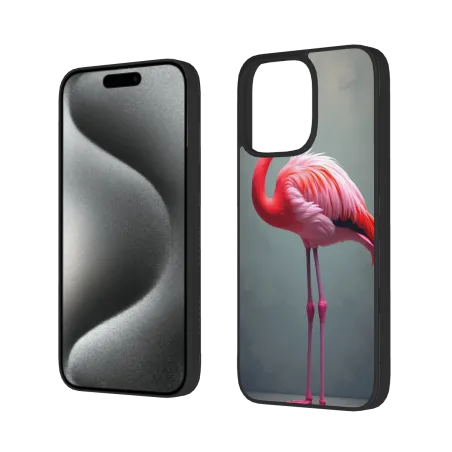 iPhone 15/プロ/マックス フラミンゴケース - okomall.com