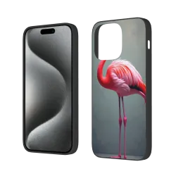 iPhone 15/プロ/マックス フラミンゴケース - okomall.com
