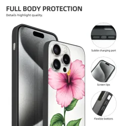 iPhone 15/Pro/Max ヒマワリスマホケース - Okomall