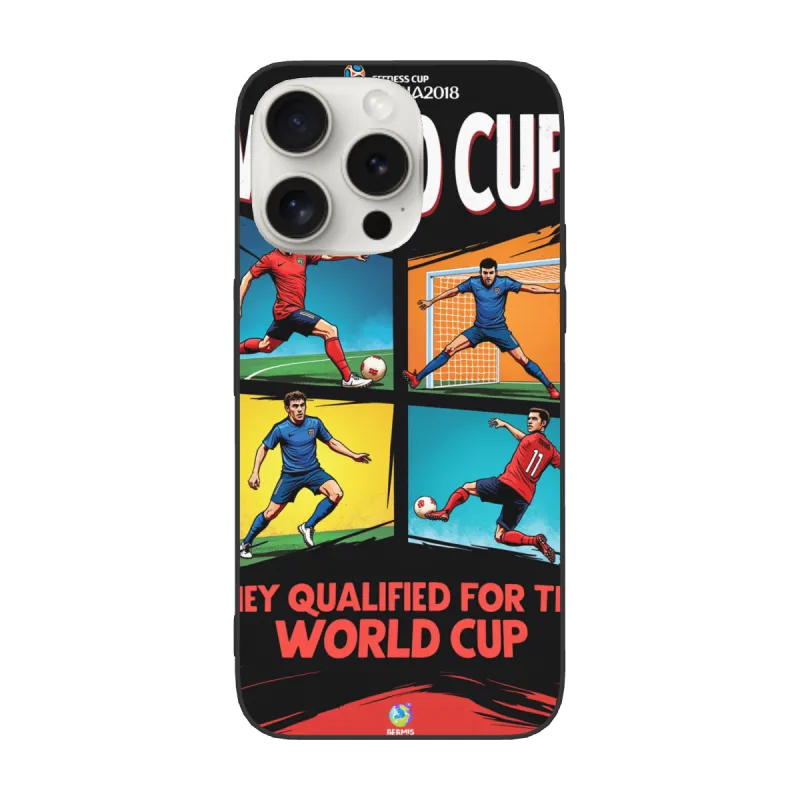 iPhone 15/Pro/Max 用 サッカー選手 スマートフォンケース - Okomall
