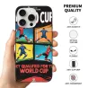iPhone 15/Pro/Max 用 サッカー選手 スマートフォンケース - Okomall