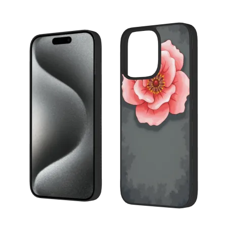 iPhone 15/Pro/Max 花柄スマホケース - okomall.com