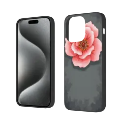 iPhone 15/Pro/Max 花柄スマホケース - okomall.com