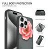 iPhone 15/Pro/Max 花柄スマホケース - okomall.com