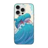iPhone 15/Pro/Max クジラ波スマホケース - okomall