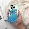 iPhone 15/Pro/Max クジラ波スマホケース - okomall