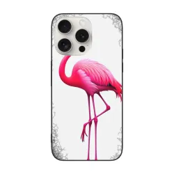 iPhone 15/Pro/Max フラミンゴケース - okomall