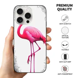 iPhone 15/Pro/Max フラミンゴケース - okomall