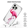 iPhone 15/Pro/Max フラミンゴケース - okomall