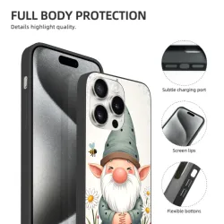iPhone 15/15 Pro/15 Pro Max 携帯電話ケース - 森林の妖精の花柄 | OKOMALL