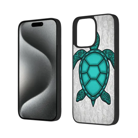 iPhone 15/Pro/Max 携帯電話ケース - 抽象波紋テクスチャ - okomall