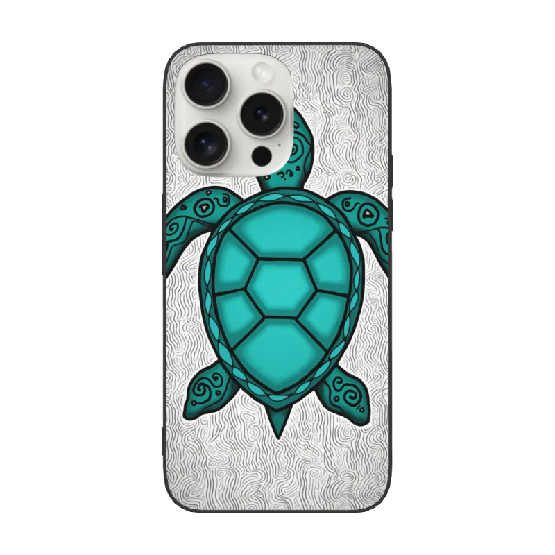 iPhone 15/Pro/Max 携帯電話ケース - 抽象波紋テクスチャ - okomall