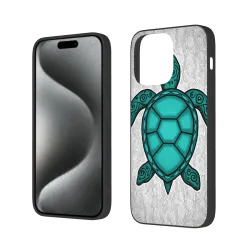 iPhone 15/Pro/Max 携帯電話ケース - 抽象波紋テクスチャ - okomall