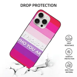 レインボー グラデーション iPhone 15/15 Pro/15 Pro Max ケース - OKOMALL