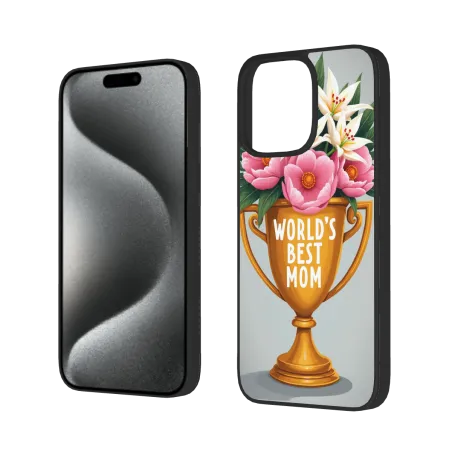 iPhone 15 Pro/Pro Max用 全面プリントケシの花のケース - OKOMALL