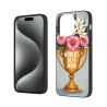 iPhone 15 Pro/Pro Max用 全面プリントケシの花のケース - OKOMALL