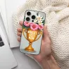 iPhone 15 Pro/Pro Max用 全面プリントケシの花のケース - OKOMALL