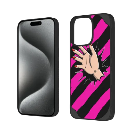 iPhone 15/Pro/Max 個性ネイルデザインスマホケース - OKOMALL