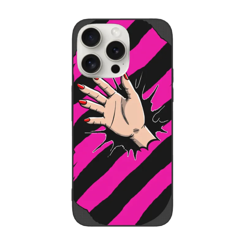 iPhone 15/Pro/Max 個性ネイルデザインスマホケース - OKOMALL