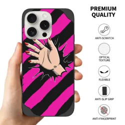 iPhone 15/Pro/Max 個性ネイルデザインスマホケース - OKOMALL
