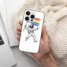 iPhone 15/Pro/Max 宇宙飛行士レインボー旗ケース - OKOMALL