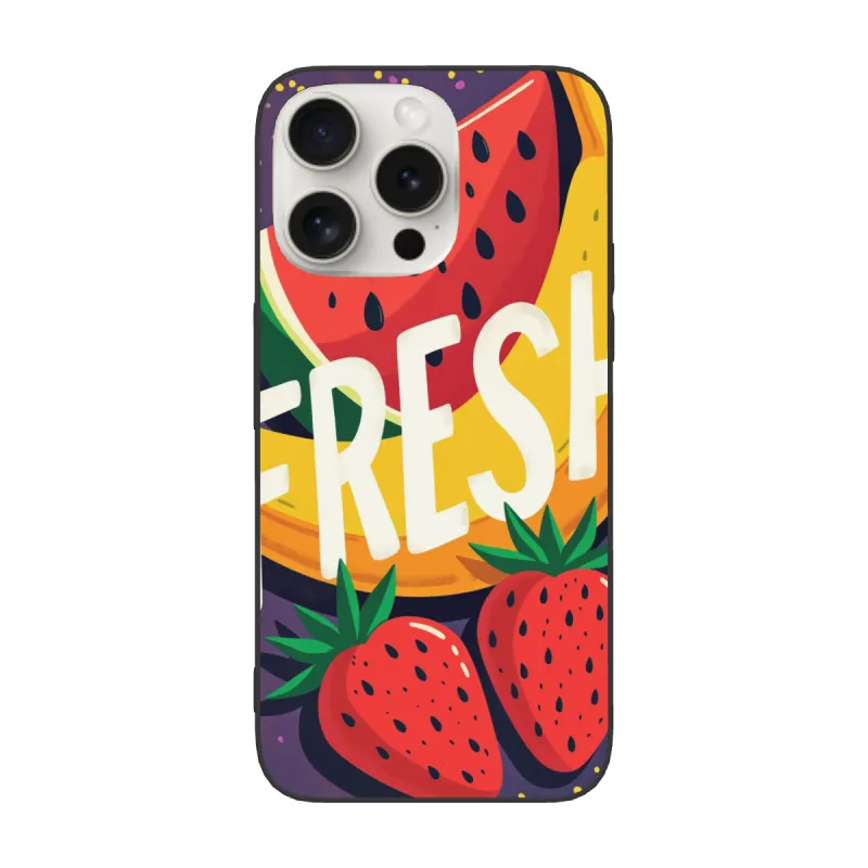 iPhone 15/Pro/Max フルーツカラフルフォンケース - OKOMALL
