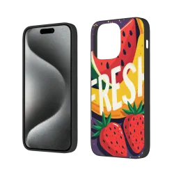 iPhone 15/Pro/Max フルーツカラフルフォンケース - OKOMALL