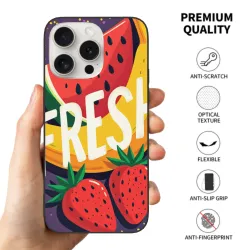 iPhone 15/Pro/Max フルーツカラフルフォンケース - OKOMALL