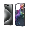 iPhone 15/Pro/Max レインボーユニコーンフォンケース - OKOMALL