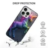 iPhone 15/Pro/Max レインボーユニコーンフォンケース - OKOMALL