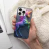 iPhone 15/Pro/Max レインボーユニコーンフォンケース - OKOMALL