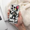 猫パロディ iPhone 15 ケース - 個性的な耐衝撃ケース | OKOMALL