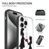 iPhone 15 Pro/Pro Max用、祈る少女の美しいデザインのケース - OKOMALL