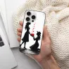 iPhone 15 Pro/Pro Max用、祈る少女の美しいデザインのケース - OKOMALL
