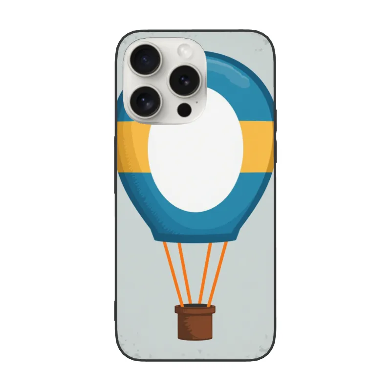 iPhone 15/Pro/Max 热气球图案手机壳 - okomall