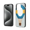 iPhone 15/Pro/Max 热气球图案手机壳 - okomall