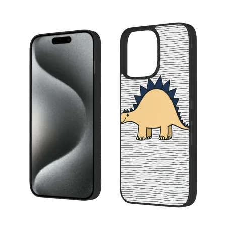 かわいい恐竜柄iPhone 15 Pro/Pro Maxスマホケース - OKOMALL